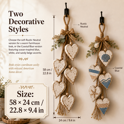 🔥49% Off Last Day 🤎 Hanging Heart Wall Decor