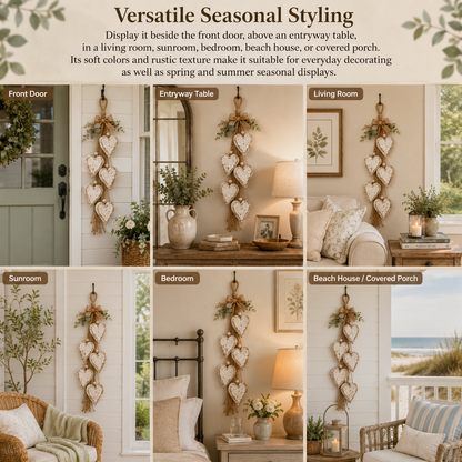 🔥49% Off Last Day 🤎 Hanging Heart Wall Decor