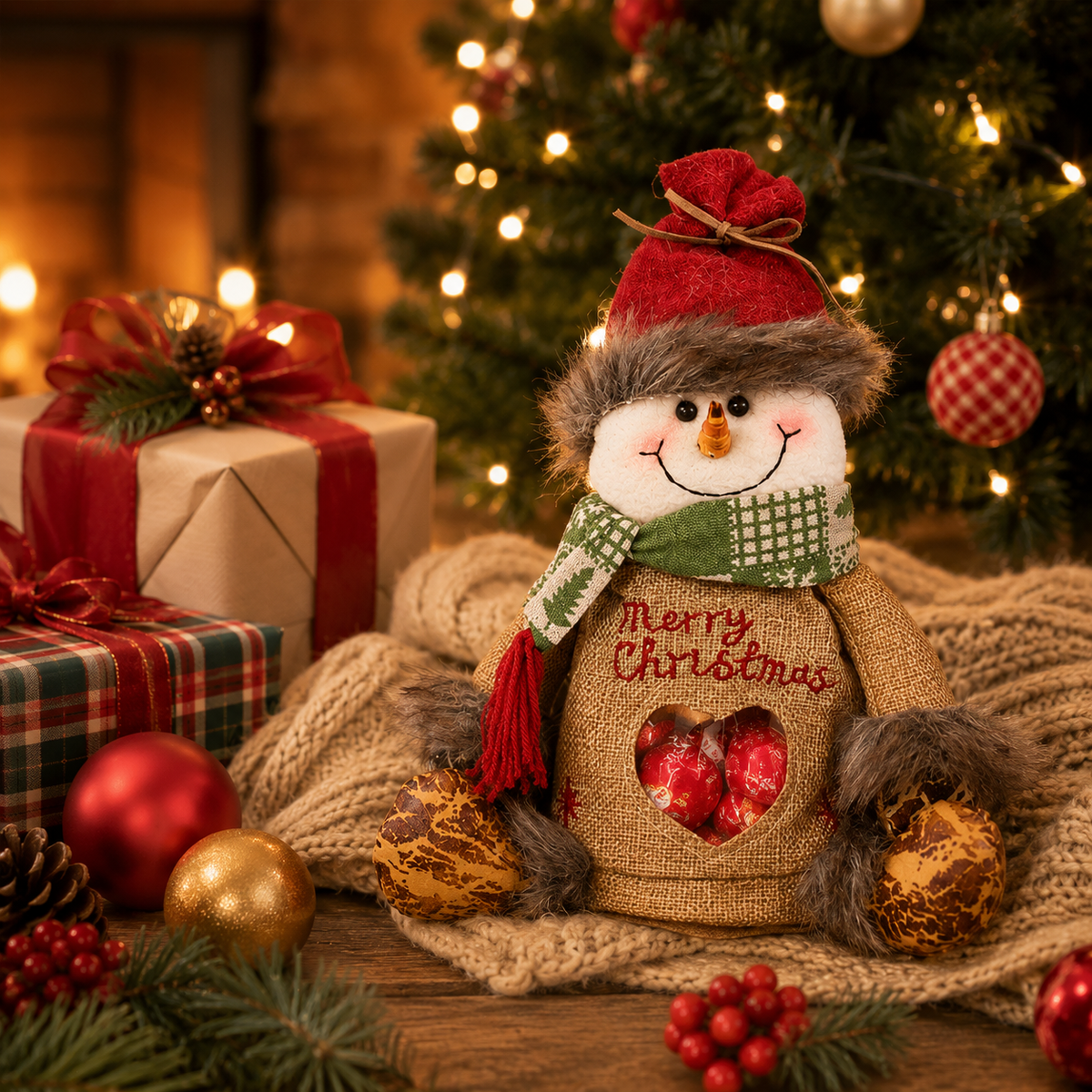 🔥🎅Christmas gift bags with zipper closure🎁
