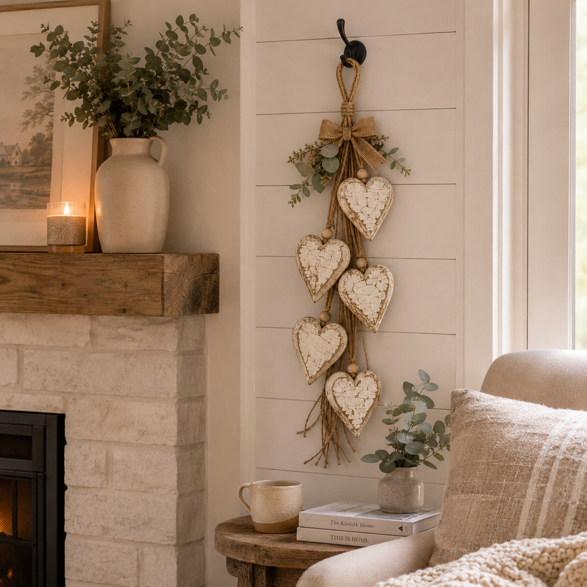 🔥49% Off Last Day 🤎 Hanging Heart Wall Decor