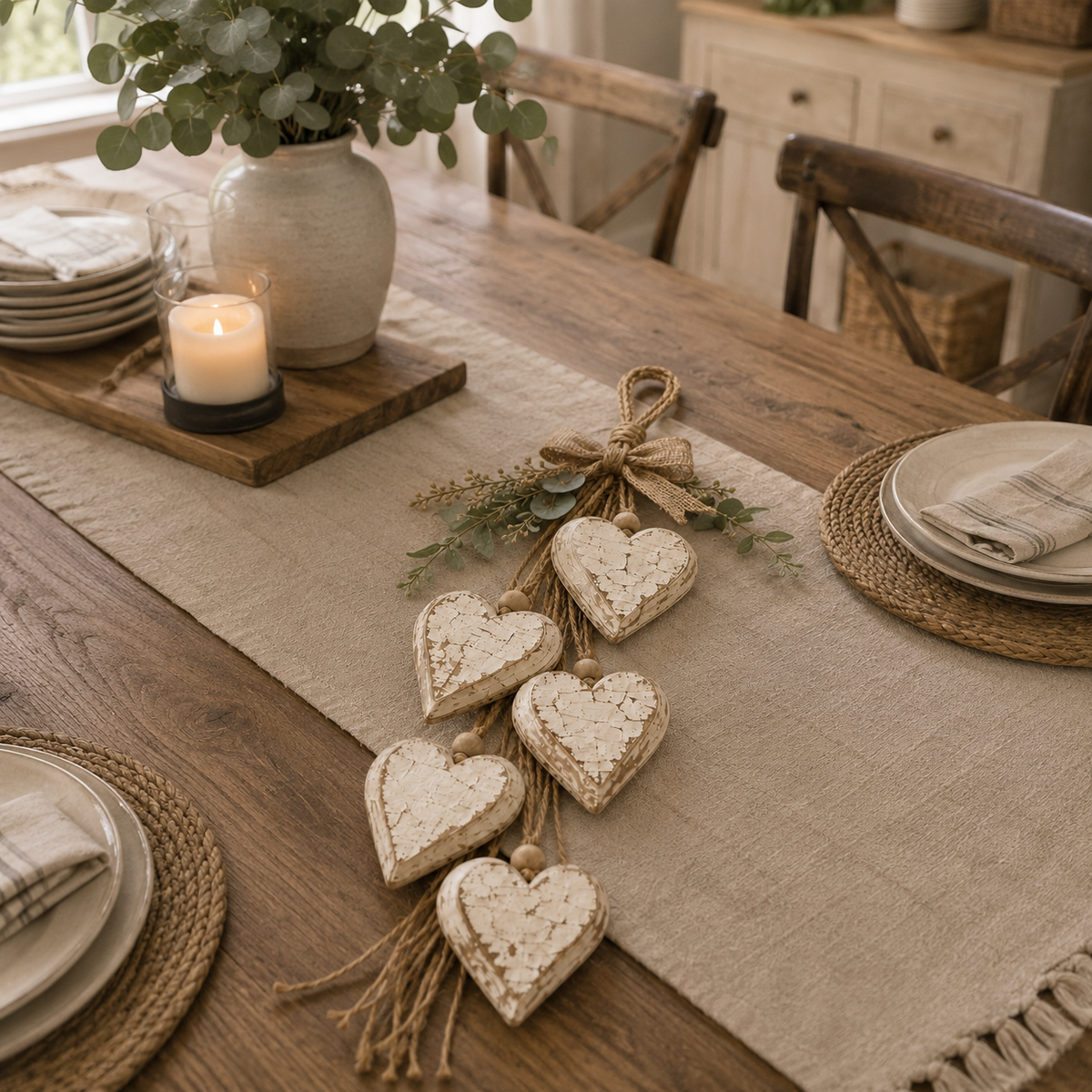 🔥49% Off Last Day 🤎 Hanging Heart Wall Decor