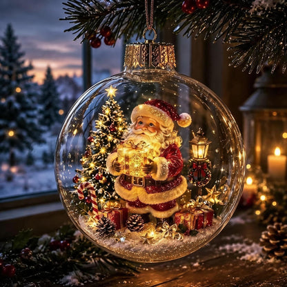 🔥Glowing Christmas Diorama Ornament🎄