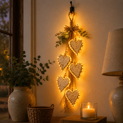 🔥49% Off Last Day 🤎 Hanging Heart Wall Decor