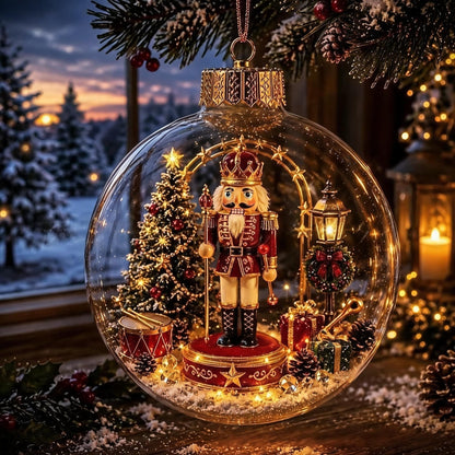 🔥Glowing Christmas Diorama Ornament🎄