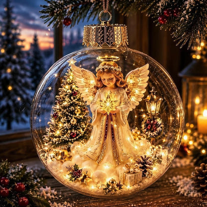🔥Glowing Christmas Diorama Ornament🎄