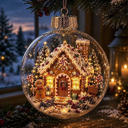 🔥Glowing Christmas Diorama Ornament🎄