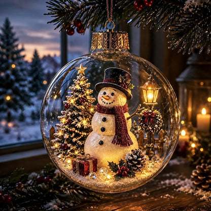 🔥Glowing Christmas Diorama Ornament🎄