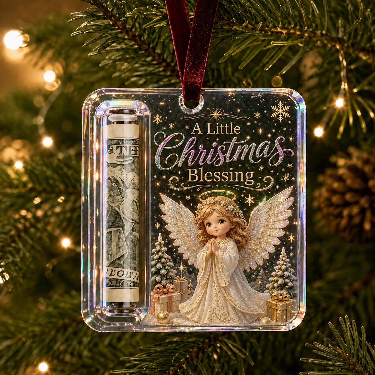 🔥Christmas Cash Gift Ornament- Make Cash Feel Like A Real Christmas Gift💵