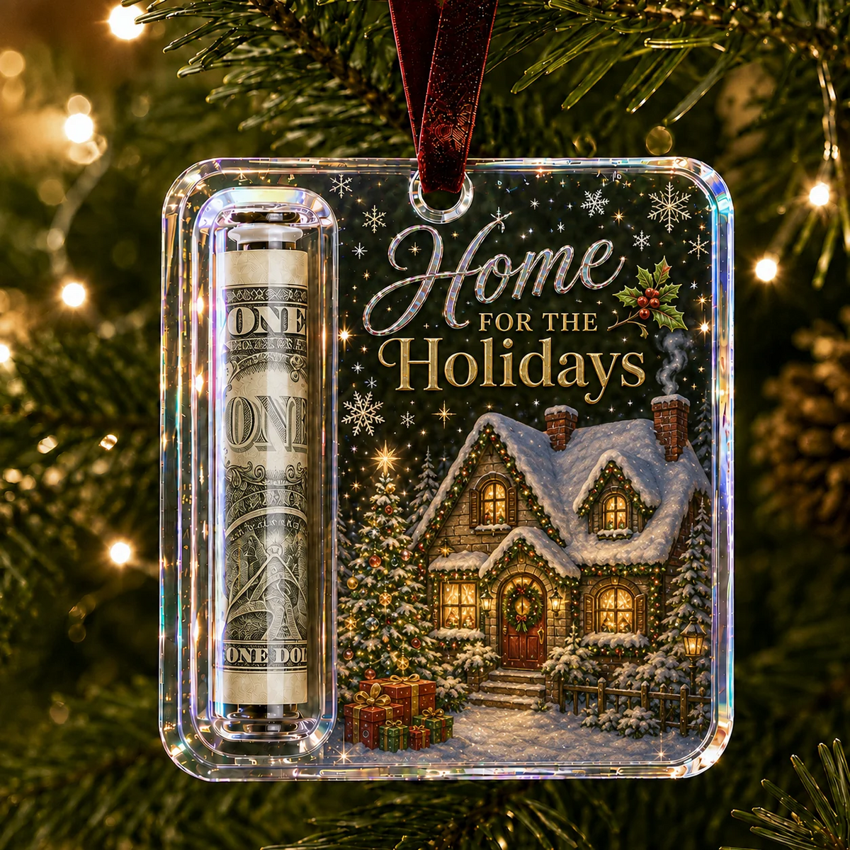 🔥Christmas Cash Gift Ornament- Make Cash Feel Like A Real Christmas Gift💵