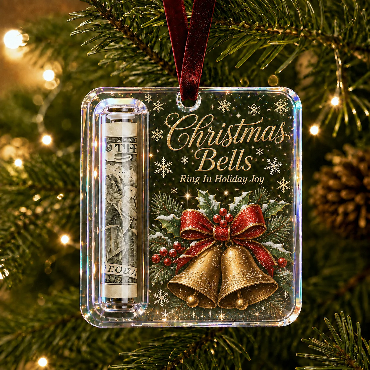 🔥Christmas Cash Gift Ornament- Make Cash Feel Like A Real Christmas Gift💵