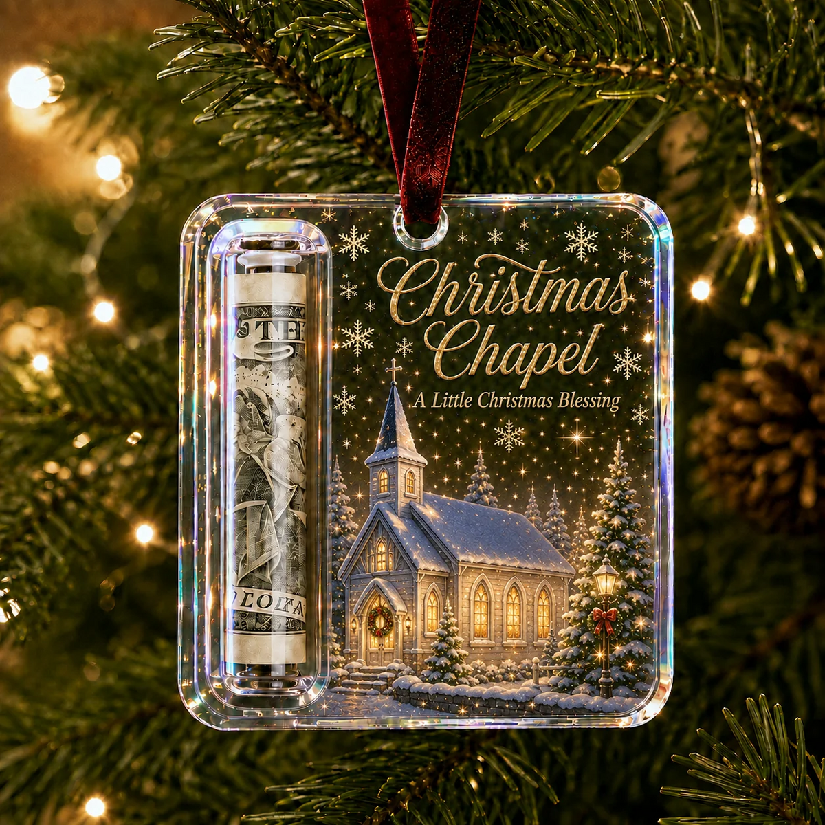 🔥Christmas Cash Gift Ornament- Make Cash Feel Like A Real Christmas Gift💵