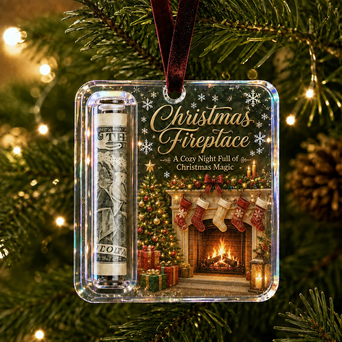 🔥Christmas Cash Gift Ornament- Make Cash Feel Like A Real Christmas Gift💵
