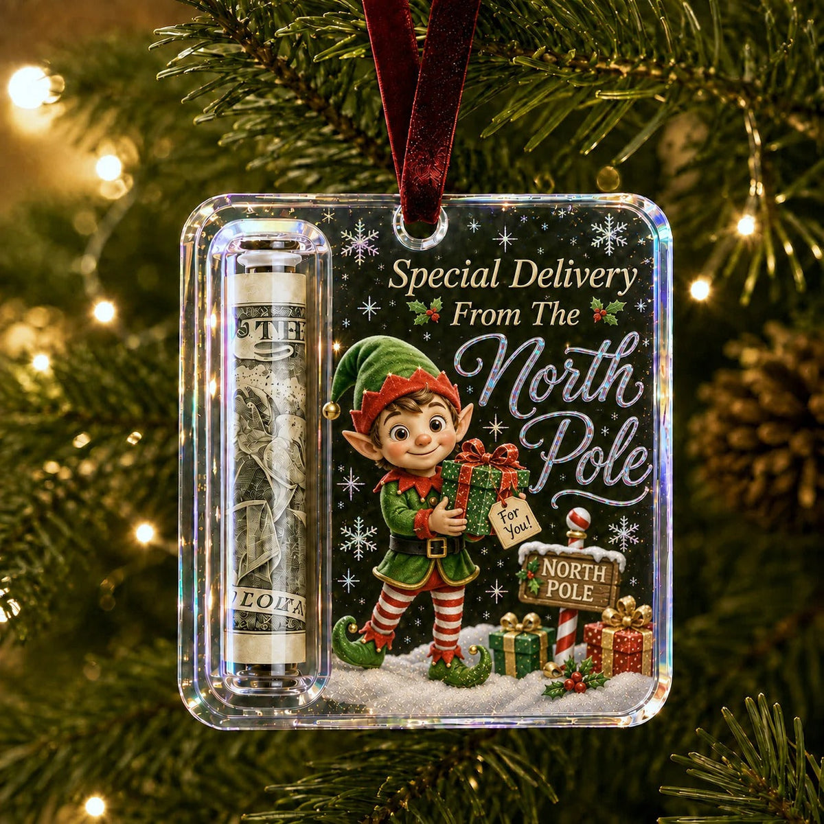 🔥Christmas Cash Gift Ornament- Make Cash Feel Like A Real Christmas Gift💵