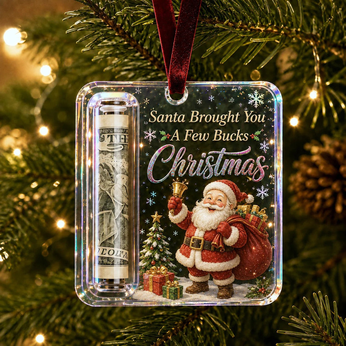 🔥Christmas Cash Gift Ornament- Make Cash Feel Like A Real Christmas Gift💵