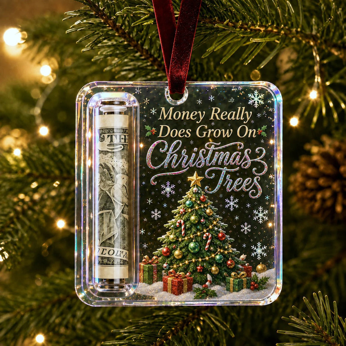 🔥Christmas Cash Gift Ornament- Make Cash Feel Like A Real Christmas Gift💵