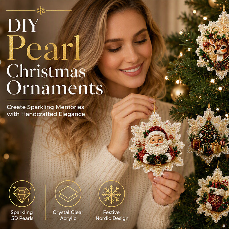 🎄 DIY Diamond Ornament Set | Festive Craft Fun