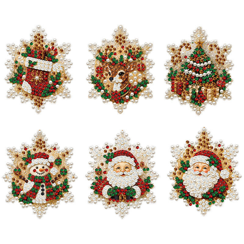🎄 DIY Diamond Ornament Set | Festive Craft Fun